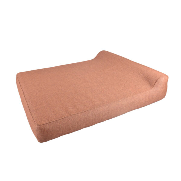 Lettino gonfiabile doppio Alcudia con schienale basso Barths; 195x160x42 cm (LxLxH); terracotta