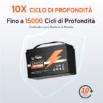 LiTime 12V 100Ah – Batteria LiFePO4 per accumulo solare – immagine 3