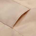 Costway Tetto di ricambio per dondolo in poliestere da giardino Tettuccio per dondolo Beige 191x132cm - immagine 3