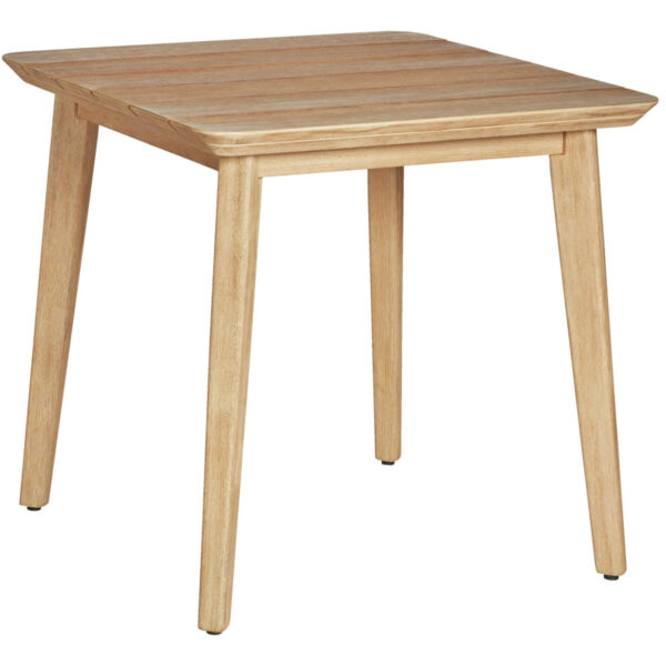 Tavolo da esterno Costo quadrato VEGA; 80x80x76 cm (LxLxH); marrone chiaro; quadrata
