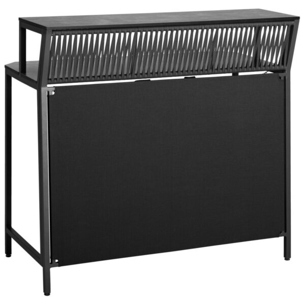 Bancone bar da esterno Baruba dritto VEGA; 120x56x115 cm (LxLxH); cemento/antracite