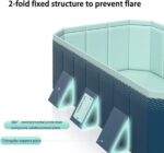 Piscina pieghevole portatile 107 × 166 × 45 cm