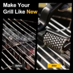 Spazzola elettrica USB-C per barbecue con testa orientabile