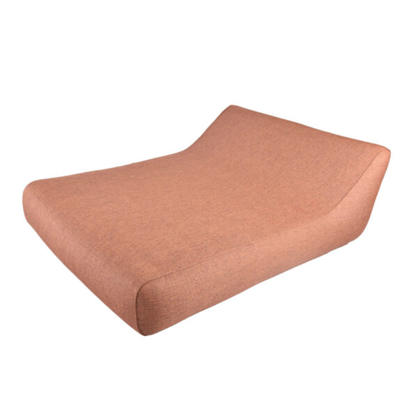 Lettino gonfiabile doppio Vivero con schienale alto Barths; 180x140x62 cm (LxLxH); terracotta