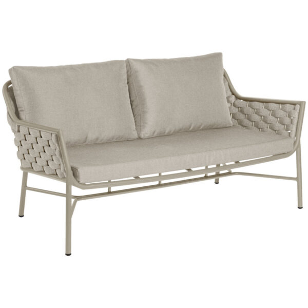 Divano da esterno Arto a due posti VEGA; 154x75x78 cm (LxPxH); beige