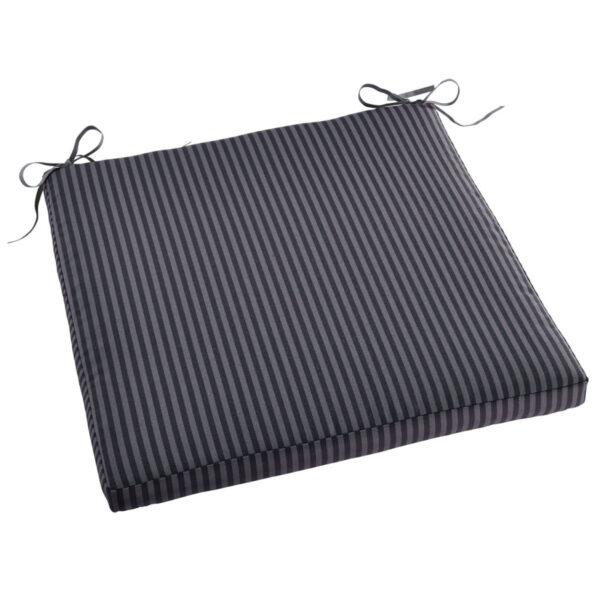 Cuscino per sedia Verano quadrato ERWIN M.; 40x40x3.5 cm (LxLxH); antracite; quadrata