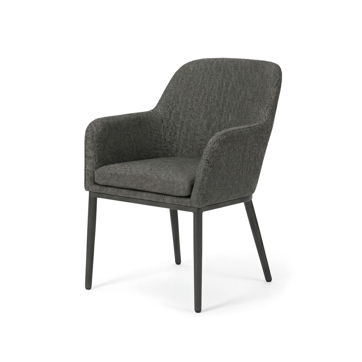 7af9a86f4d8442e785e55c8ef3139339.jpeg Sedia con braccioli Belfort da esterno Barths; 53x53x86 cm (LxPxH); seduta grigio, struttura grigio; 2 pz. / Pacco