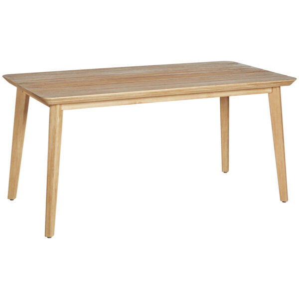 Tavolo da esterno Costo rettangolare VEGA; 160x80x76 cm (LxLxH); marrone chiaro; rettangolare