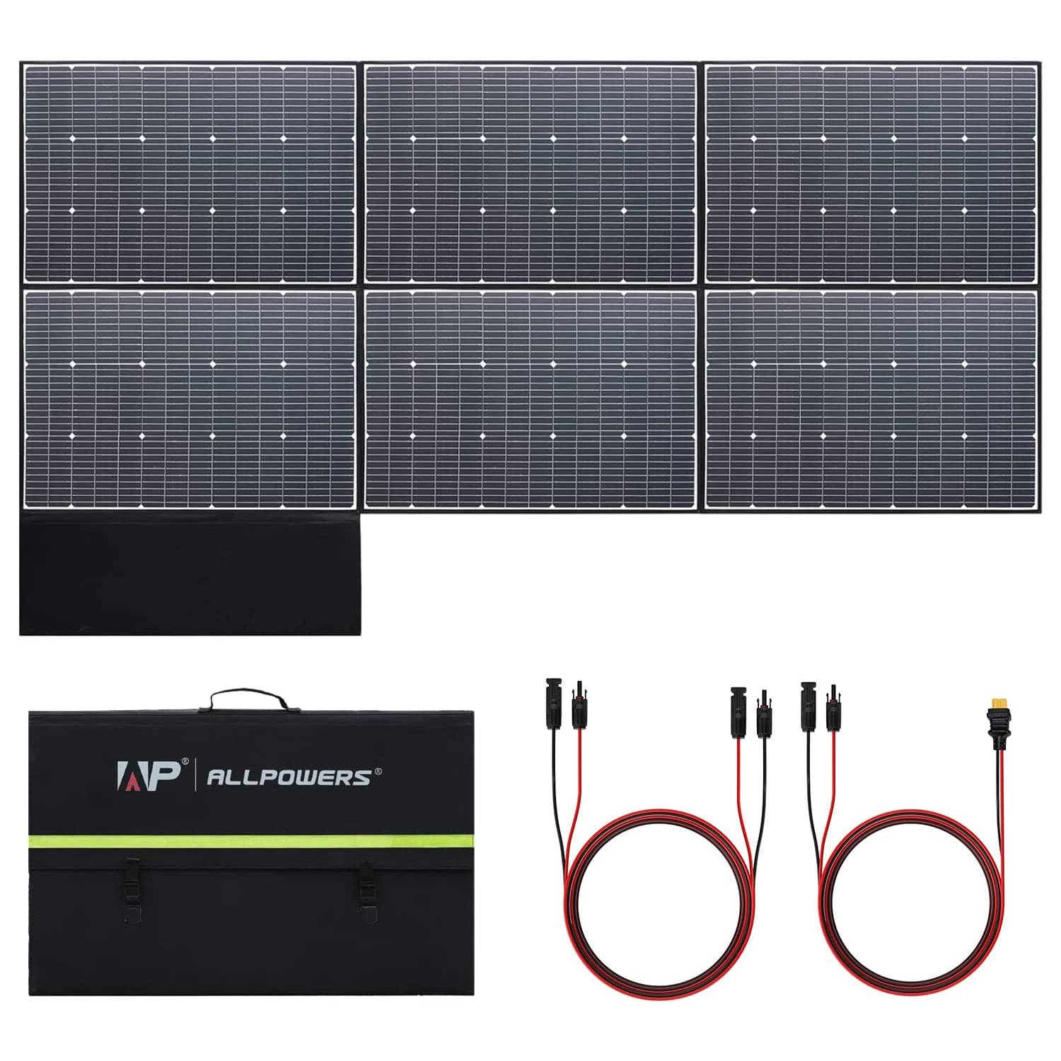 ALLPOWERSSP037SOLARPANELS.jpg ALLPOWERS SP039 Pannello Solare Portatile Monocristallino 600W