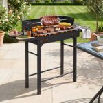 Costway Barbecue a carbonella da esterno in metallo portatile - immagine 3