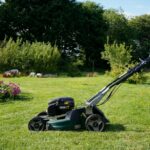 Robot tagliaerba e cura del giardino — immagine illustrativa