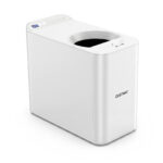 Costway Compostiera elettrica da cucina 3 L asciugatura macinatura raffreddamento, Bidone per rifiuti organici con timer filtro e finestra visibile - immagine 3