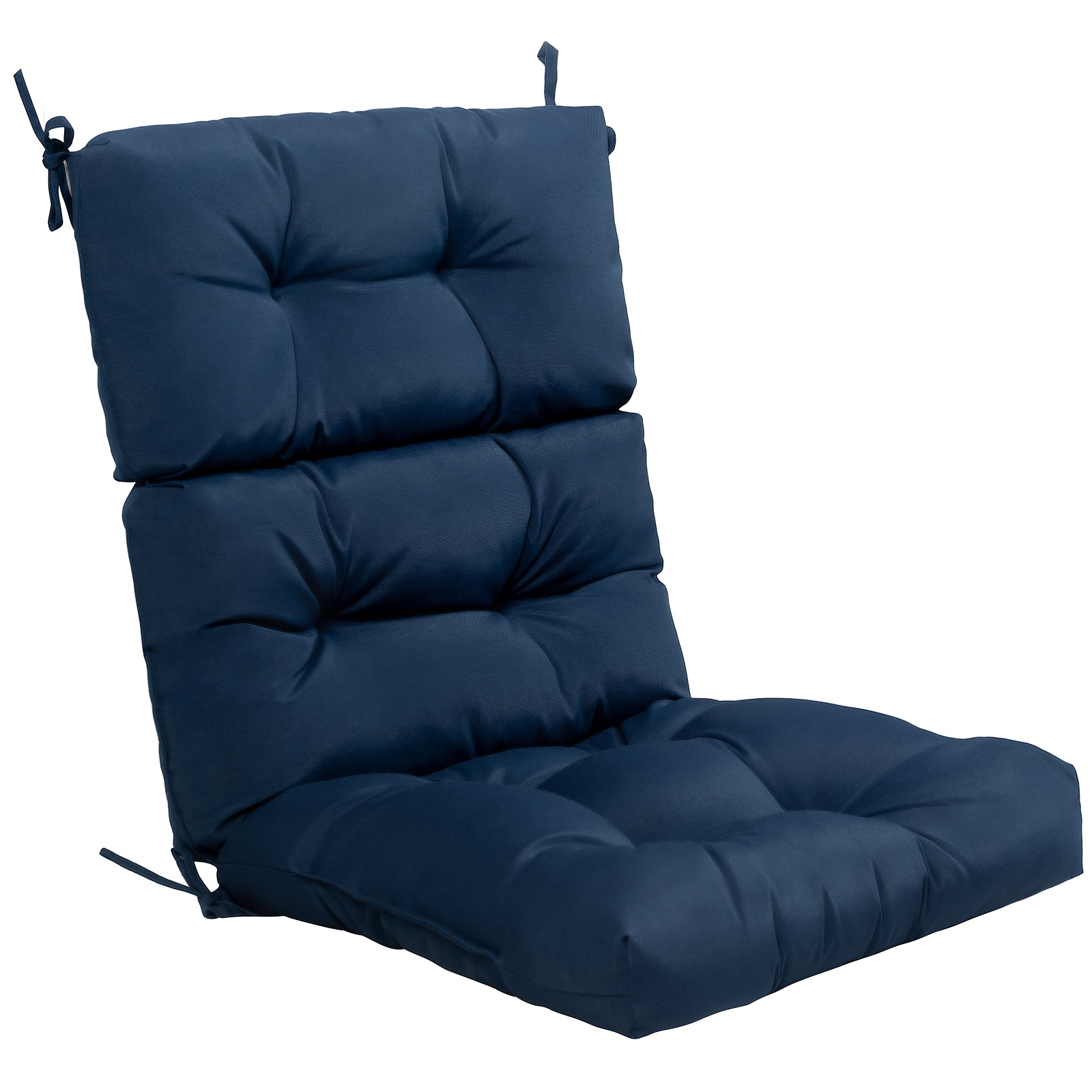Cuscino-per-sedia-alta-materiale-in-poliestere-traspirante-mediaId104447485-1781589273.jpg Costway Cuscino per sedia alta materiale in poliestere traspirante, Cuscini per sedia da patio con cinturini antiscivolo Blu scuro - immagine 1