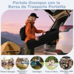 Costway Gazebo da esterno pieghevole regolabile in altezza, Gazebo pop up con 4 sacchi di sabbia e borsa da trasporto Grigio - immagine 8