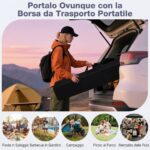 Costway Gazebo da esterno pieghevole regolabile in altezza, Gazebo pop up con 4 sacchi di sabbia e borsa da trasporto Nero - immagine 11