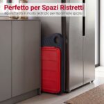 Costway Griglia elettrica da 2000w 2 in 1 barbecue elettrico con supporto piano appoggio doppia piastra e temperatura regolabile, Griglia da tavolo per interno ed esterno - immagine 6