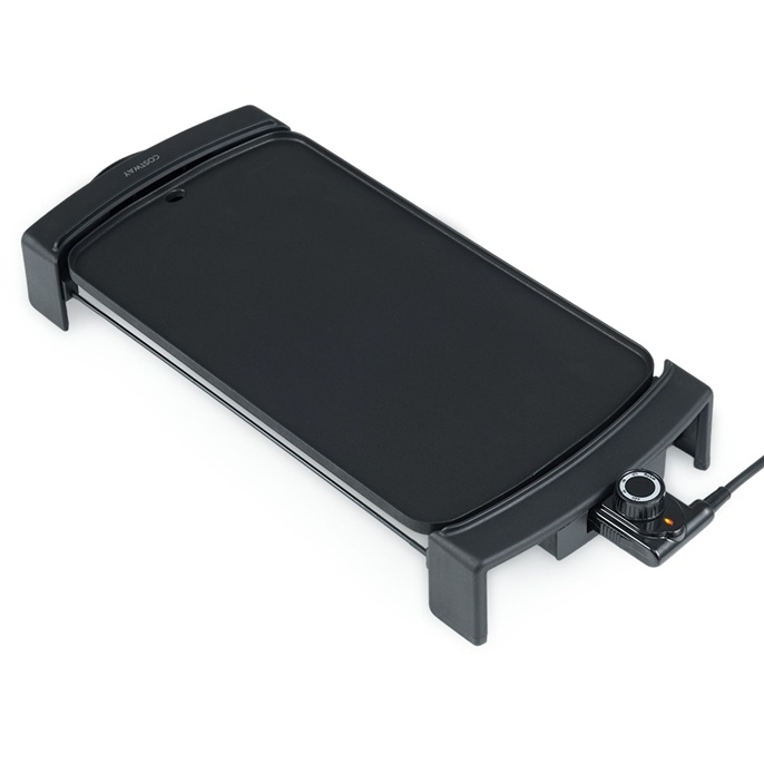 Piastra-grill-da-tavolo-con-rivestimento-antiaderente-per-interno-ed-esterno-mediaId105173431-1784104267.jpg Costway Piastra grill da tavolo con rivestimento antiaderente per interno ed esterno, Piastra elettrica per bbq e campeggio Nero - immagine 1