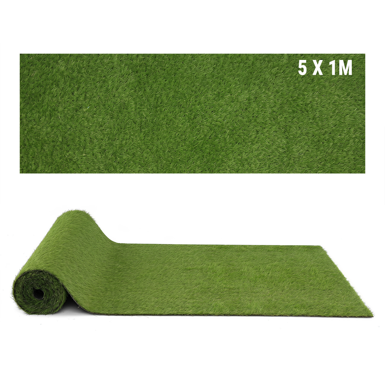 Prato-sintetico-giardino-mediaId105169871-1784016134.jpg Costway Prato sintetico giardino, 5 x 1 m rotolo di erba artificiale 20 mm - immagine 1