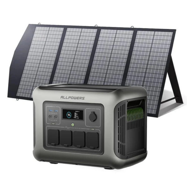ALLPOWERS Generatore Solare 1600W (R1500 LITE + SP029 Pannello Solare 140W) - R1500 LITE+1* (SP029 Pannello solare 140W)