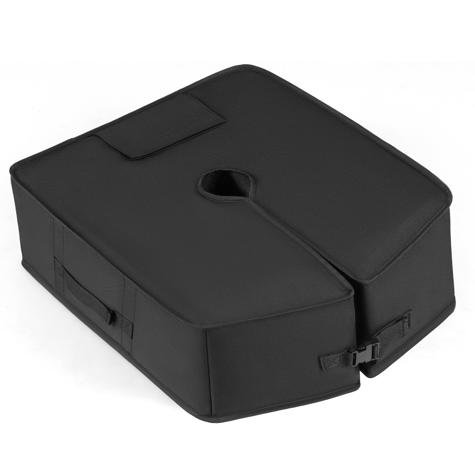 Sacco-di-sabbia-portatile-per-ombrellone-da-giardino-mediaId104237435-1776328835.jpg Costway Sacco di sabbia portatile per ombrellone da giardino, Pentagonale pesi per base ombrello Nero - immagine 1