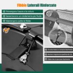 Costway Spargitore di compost con manico a t per semina e piantagione, Spargitore di letame e terreno per giardino Nero - immagine 8