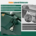 Costway Spargitore di compost con manico a t per semina e piantagione, Spargitore di letame e terreno per giardino Verde - immagine 5