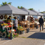 Costway Tenda a gazebo 3x3 m con installazione istantanea e tettuccio argento, Gazebo portatile completo di accessori per campeggio ed eventi Grigio - immagine 2