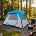 Costway Tenda pop-up con tettoia rimovibile per 5-6 persone - immagine 2