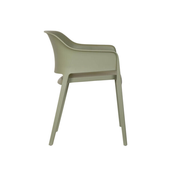 Sedia Giethoorn con braccioli Barths; 77.5x55x54.5 cm (LxPxH); muschio; 4 pz. / Pacco