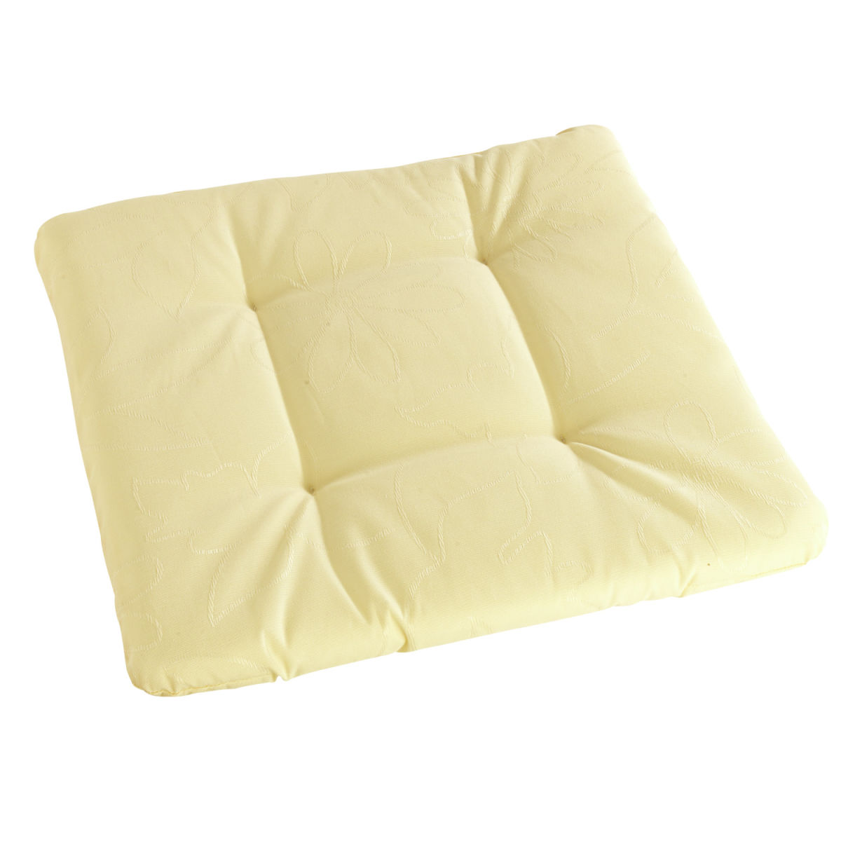 c812134372b9bf73c8d073ab4a5a4321.jpeg Cuscino sedia idrorepellente Floralie ERWIN M.; 40x40x4 cm (LxLxH); champagne beige; quadrata