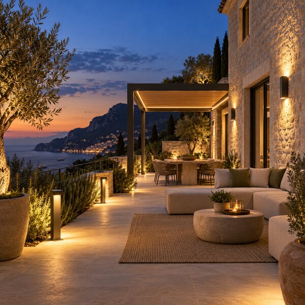 Illuminazione outdoor per terrazzi e giardini