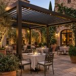 Pergola bioclimatica per dehors — ambientazione illustrativa CIELIVA