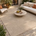 Tappeto per zona living outdoor — ambientazione illustrativa CIELIVA
