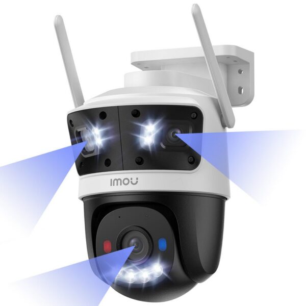 IMOU Cruiser Triple 3-Obiettivi 5MP+3MP+3MP — 5MP(Panoramica e Inclinazione)+3MP(Fisso)+3MP(Fisso) / Nessuno
