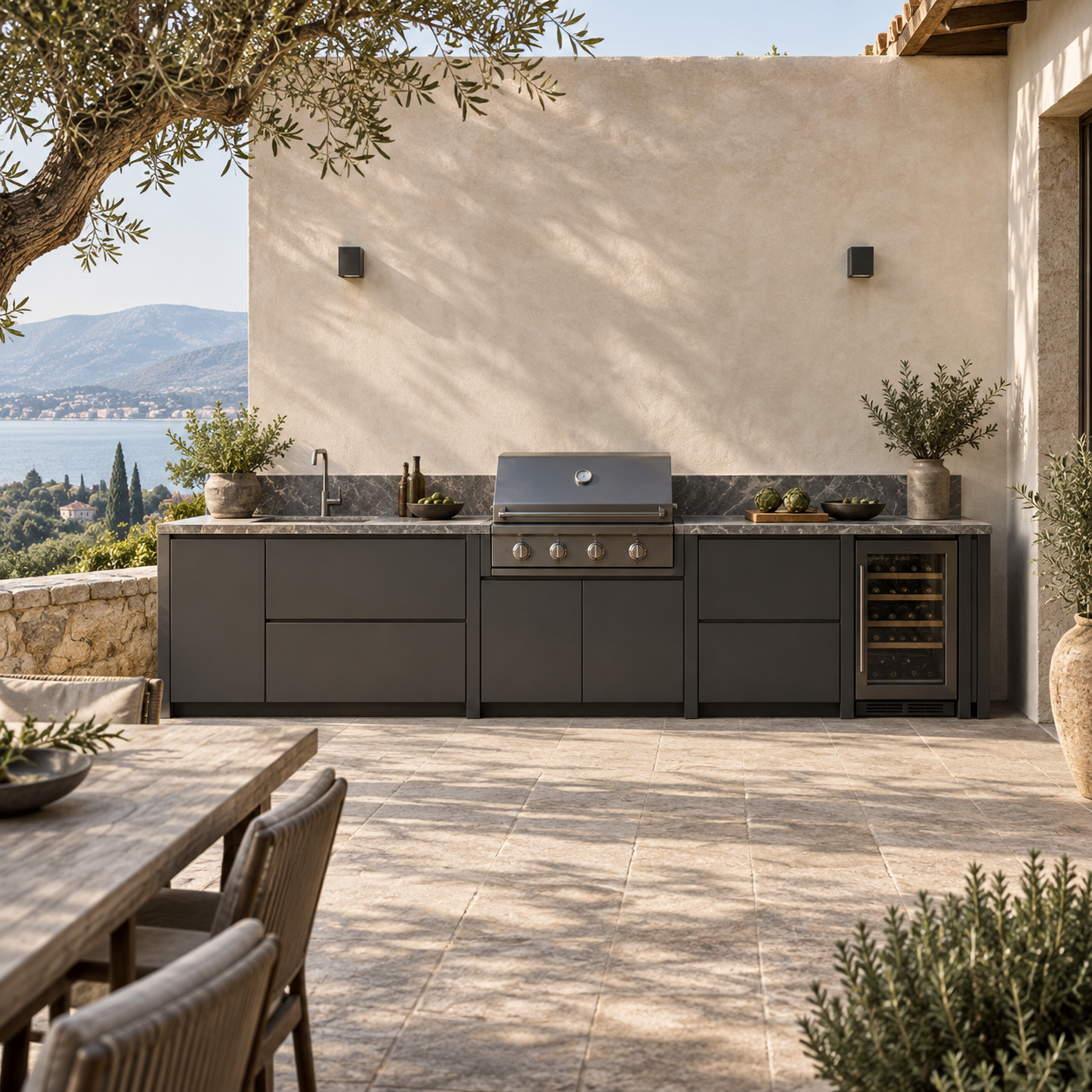 exec-3cf54b0a-5d85-45be-af2f-b2a02e91b590 Cucina da esterno lineare — In arrivo - immagine 1