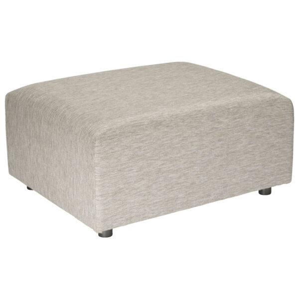 Chaise lounge da esterno Modesco Hocker VEGA; 70x85x44 cm (LxPxH); seduta beige, struttura beige