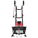 Costway Dissodatore elettrico e coltivatore, Mini coltivatore con maniglia pieghevole e ruote regolabili, Rosso e nero - immagine 3