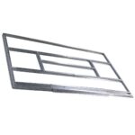 Costway Casetta da giardino per gli utensili 213x130x173cm in lamiera d'acciaio Grigio - immagine 27
