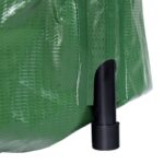 Costway Cisterna pieghevole per acqua piovana 200L, Secchio in PVC resistente alle intemperie Verde - immagine 9