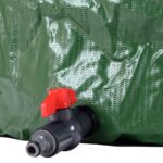 Costway Cisterna pieghevole per acqua piovana 200L, Secchio in PVC resistente alle intemperie Verde - immagine 5