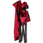 Costway Sedia da campeggio pieghevole con parasole, supporto reclinabile 120kg, Sedia da spiaggia portatile con portabicchieri, rosso - immagine 10