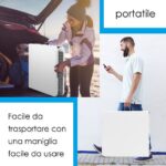 Costway Tavolo pieghevole multiuso con 3 altezze regolabili, Tavolo multiuso design con chiusura - immagine 11