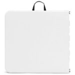 Costway Tavolo pieghevole multiuso con 3 altezze regolabili, Tavolo multiuso design con chiusura - immagine 5