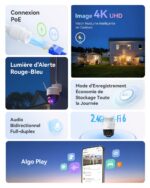 [PoE+ 2.4G Wi-Fi 6] Cruiser SC 8MP 4K Ultra HD Telecamera — immagine ufficiale