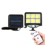 Faro solare 128 LED COB con sensore di movimento e telecomando