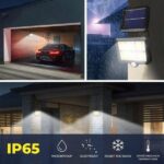 Faro solare 128 LED COB con sensore di movimento e telecomando