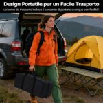 Costway Tenda rimessa per biciclette esterna portatile e ingresso laterale, Tenda deposito biciclette con tessuto argento impermeabile Nero - immagine 11