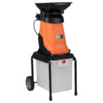 Costway Trituratore elettrico per legno tritatutto da giardino da 3000 w con cestino da 50 l, Trituratore mulching elettrico a fili Arancione - immagine 3