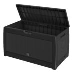 Baule da giardino Rato antracite 119x48x60cm
