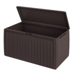 Baule da giardino Board Plus marrone 116x47x60cm